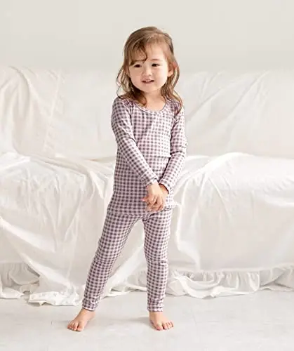 AVAUMA Baby Boys Girls Pajama Set 6M-7T Kids Cute Toddler Snug fit Pattern Design Pjs Cotton Sleepwear - 4