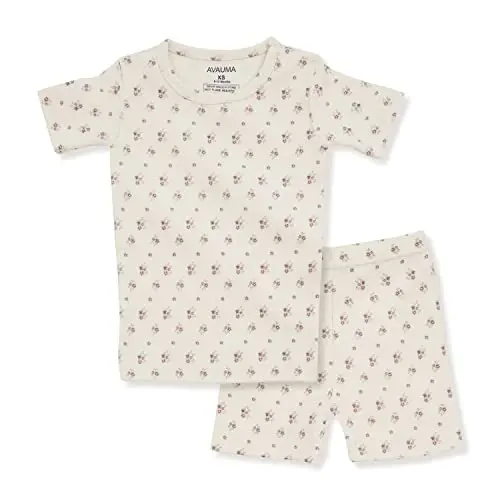 AVAUMA Baby Boys Girls Pajama Set 6M-7T Kids Cute Toddler Snug fit Pattern Design Pjs Cotton Sleepwear - 1