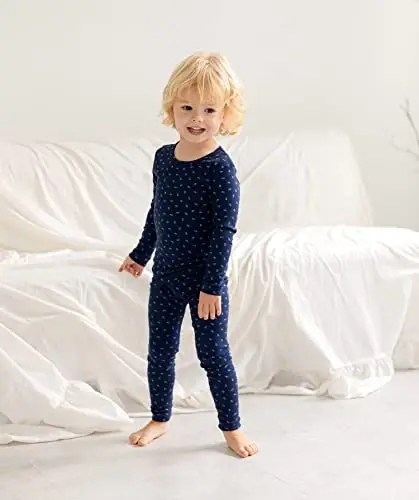 AVAUMA Baby Boys Girls Pajama Set 6M-7T Kids Cute Toddler Snug fit Pattern Design Pjs Cotton Sleepwear - AVAUMA (1)