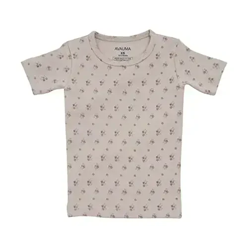 AVAUMA Комплект пижамы для мальчиков и девочек 6M-7T Детский милый облегающий дизайн с рисунком Хлопковая одежда для сна Pjs - 2