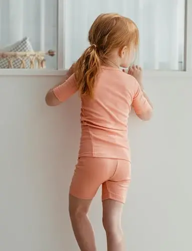 AVAUMA Toddler Short Pajamas Set Baby Boys Girls Kids Snug fit Ribbed Sleepwear pjs for Daily Life Style - 3