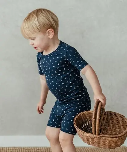 AVAUMA Baby Boys Girls Pajama Set 6M-7T Kids Cute Toddler Snug fit Pattern Design Pjs Cotton Sleepwear - 10