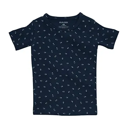 AVAUMA Baby Boys Girls Pajama Set 6M-7T Kids Cute Toddler Snug fit Pattern Design Pjs Cotton Sleepwear - 2
