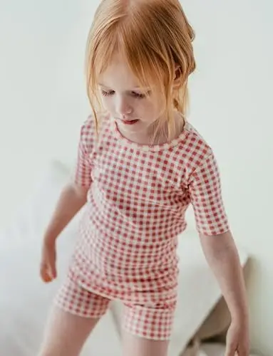AVAUMA O'g'il bolalar qizlar pijamasi to'plami 6M-7T Bolalar uchun yoqimli chaqaloq Snug fit naqsh dizayni Pjs paxta uyqu kiyimlari - 10