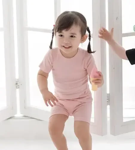 AVAUMA Toddler Short Pajamas Set Baby Boys Girls Kids Snug fit Ribbed Sleepwear pjs for Daily Life Style - 3