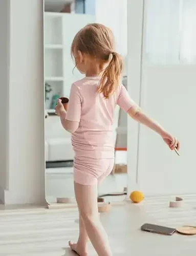 AVAUMA Toddler Short Pajamas Set Baby Boys Girls Kids Snug fit Ribbed Sleepwear pjs for Daily Life Style - 5