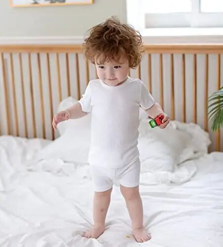 AVAUMA Toddler Short Pajamas Set Baby Boys Girls Kids Snug fit Ribbed Sleepwear pjs for Daily Life Style - AVAUMA (1)