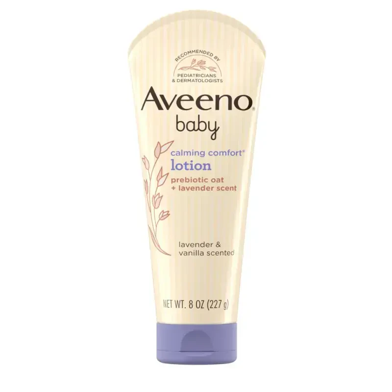 Aveeno Baby Calming Comfort Moisturizing Body Lotion for Baby and Toddler, 8 fl oz - AVEENO