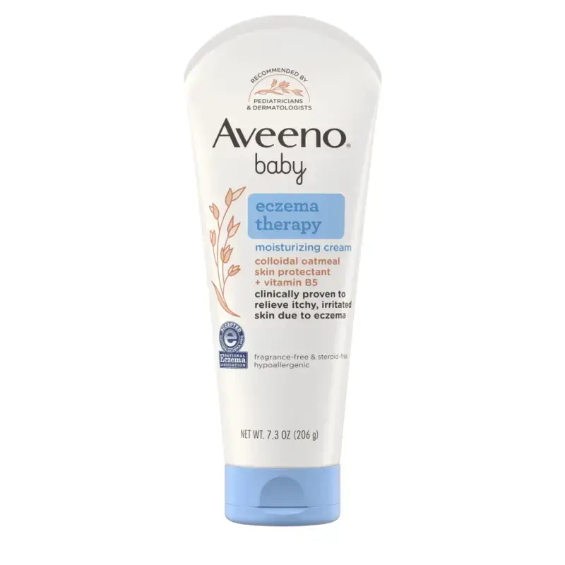 Aveeno Baby Eczema Therapy увлажняющий крем для тела, натуральный овес, 7,3 унции - 7