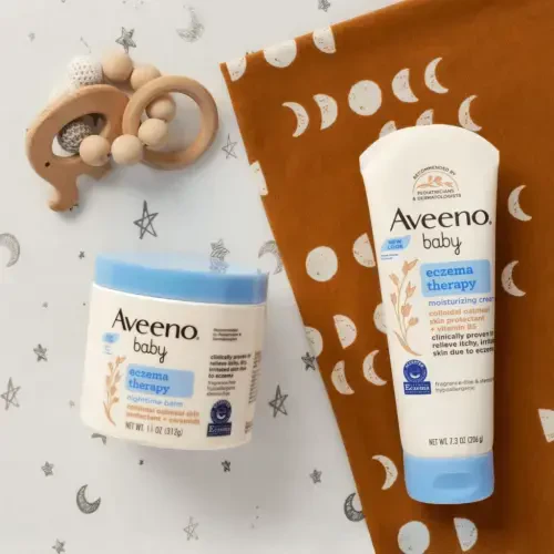 Aveeno Baby Eczema Therapy Nighttime Body Balm, Colloidal Oatmeal, 5,5 oz - 3