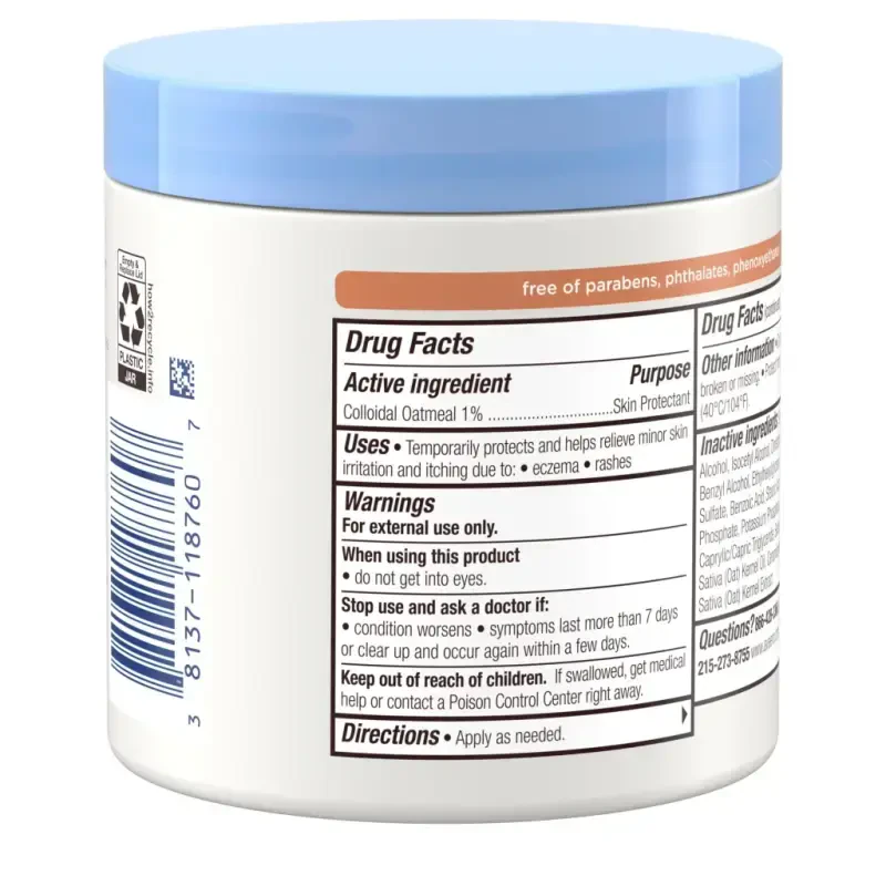 Aveeno Baby Eczema Therapy Nighttime Body Balm, Colloidal Oatmeal, 5,5 oz - 5