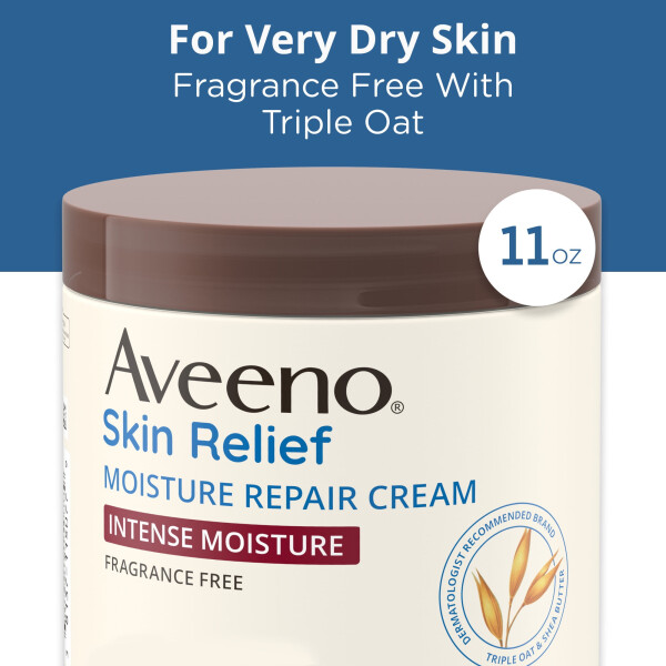 Aveeno Cilt Rahatlatıcı Yoğun Nemlendirici Krem, Çok Kuru Ciltler İçin, 11 oz - 11