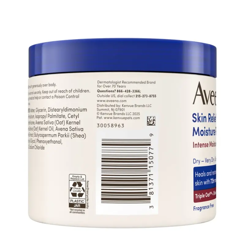 Aveeno Skin Relief Intense Moisturizing Cream, Extra-Dry Skin, 11 oz - 9