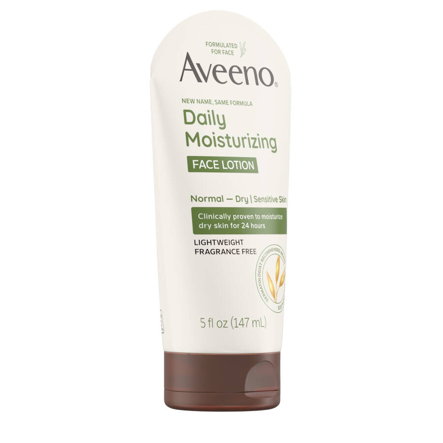 Aveeno Daily Moisturizing Face Cream for Dry Skin, Prebiotic Oat, 5 oz - 3