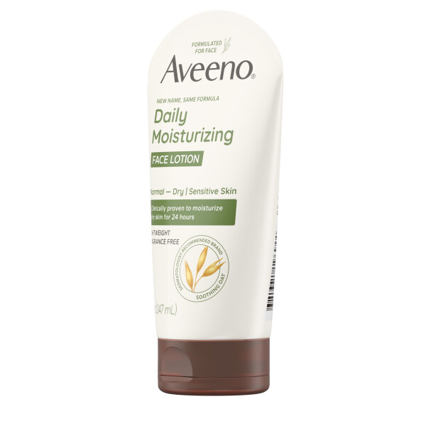 Aveeno Daily Moisturizing Face Cream for Dry Skin, Prebiotic Oat, 5 oz - 4