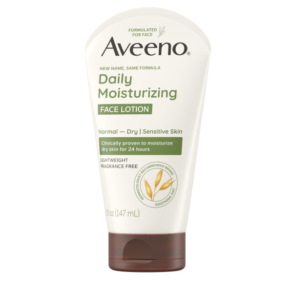 Aveeno Daily Moisturizing Face Cream for Dry Skin, Prebiotic Oat, 5 oz - 8