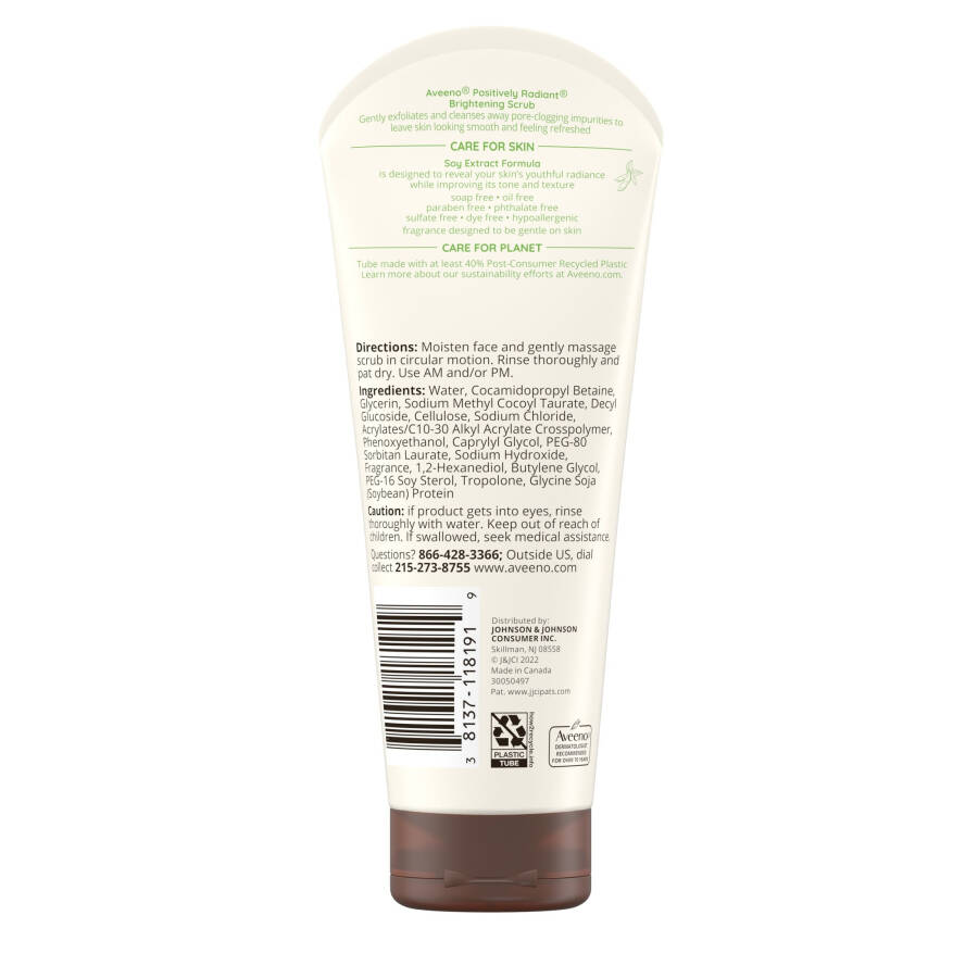 Aveeno Parlaklık Veren ve Peeling Yapan Yüz Ovma Jeli, 7 oz - 16