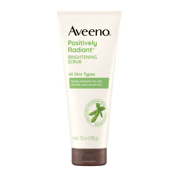 Aveeno Positively Radiant Brightening & Exfoliating Face Scrub, 7 oz - 2