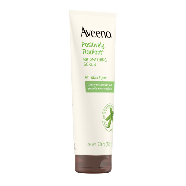 Aveeno Positively Radiant Brightening & Exfoliating Face Scrub, 7 oz - 4