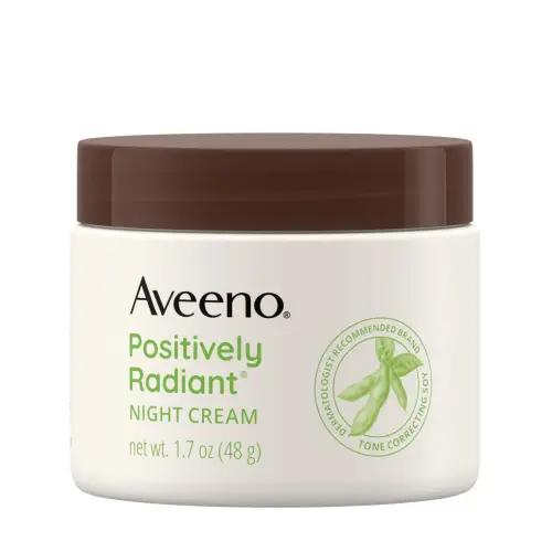 Aveeno Positively Radiant Moisturizing Face & Neck Night Cream, 1.7 oz - AVEENO (1)