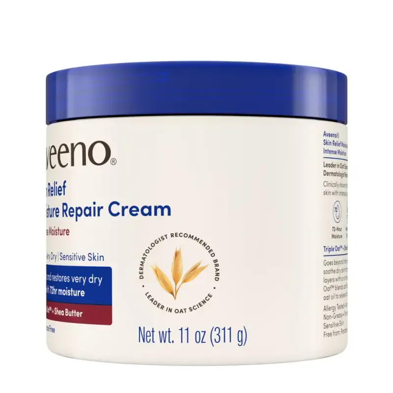 Aveeno Skin Relief Intense Moisturizing Cream, Extra-Dry Skin, 11 oz - 6