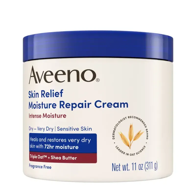 Aveeno Skin Relief Intense Moisturizing Cream, Extra-Dry Skin, 11 oz - 10