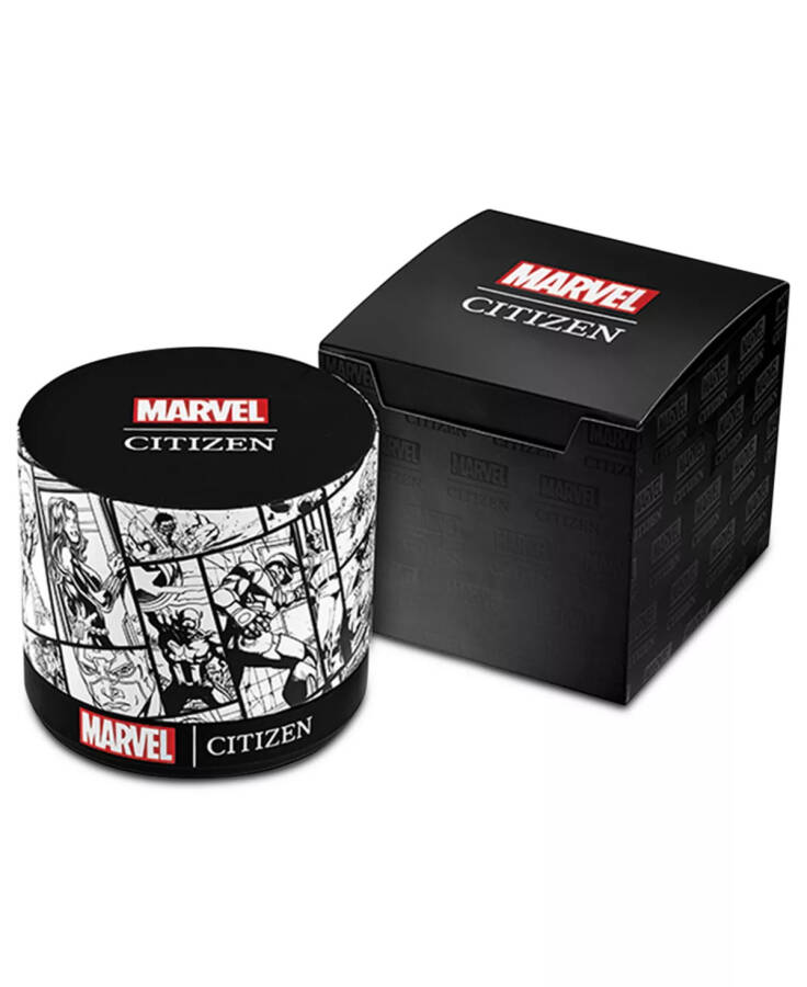 Avengers Black Strap Watch 45mm Black - 3