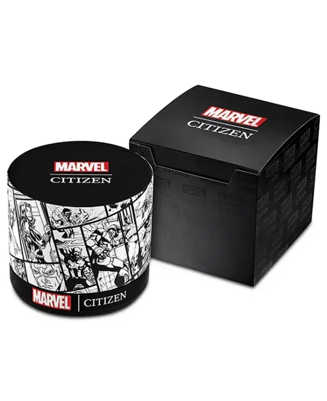 Avengers Black Strap Watch 45mm - Black - 3