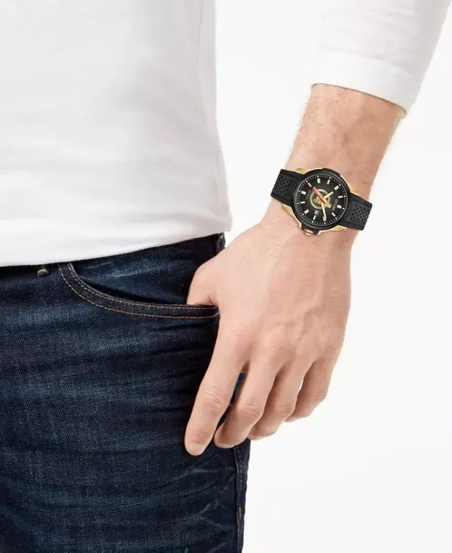 Avengers Black Strap Watch 45mm - Black - 5