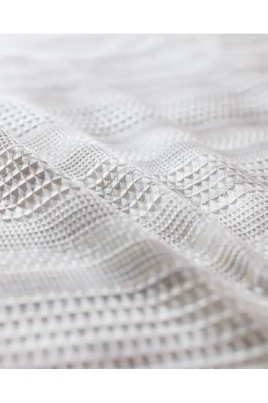 Avery Çift Kişilik Ecocell Baskılı Pike Takımı-GRİ - 8