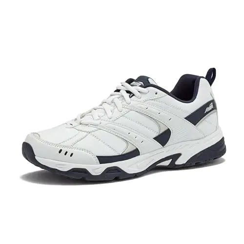 Avia Avi-Verge Erkek Spor Ayakkabıları - Cross Trainer Erkek Tenis Ayakkabıları, Erkekler için Pickleball veya Yürüyüş Ayakkabıları, Orta veya Ekstra Geniş Kalıp Kort Ayakkabıları, 7 - 16 Numara - 1
