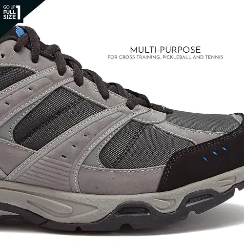 Avia Avi-Verge Erkek Spor Ayakkabıları - Erkekler için Cross Trainer Tenis Ayakkabıları, Pickleball veya Yürüyüş Ayakkabıları, Erkekler için Orta veya Ekstra Geniş Kort Ayakkabıları Boyut 7 ila 16 - 4