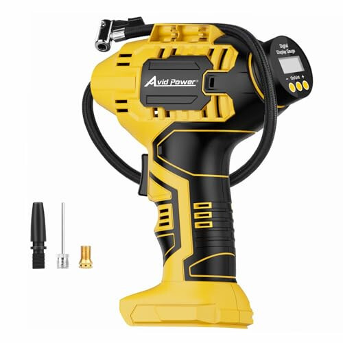 AVID POWER Tire Inflator (Battery Not Included), Compatible with DeWalt 20V Max Batteries of DCB Series, Not for Avid Power Batteries, Portable Air Compressor, Air Pump for Car - 5