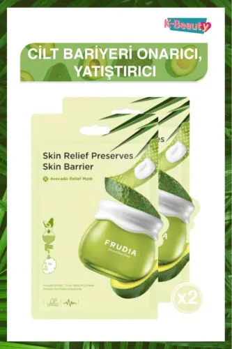 Avocado Relief Mask 2 Pack - FRUDIA