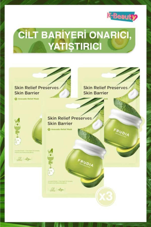 Avocado Relief Mask 3 Pack - 3