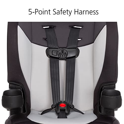 Автокресло-бустер Safety 1st Grand 2-в-1, Продолжительное использование: Лицом вперед с ремнем безопасности, 30-65 фунтов и бустер для позиционирования ремня, 40-120 фунтов, Dunes Edge - 9