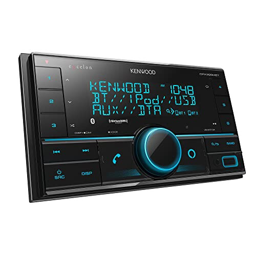 Автомагнитола Kenwood DPX395MBT, 2 DIN, без CD, Bluetooth, цифровой медиаприемник, совместимость с Alexa, черный. - 2