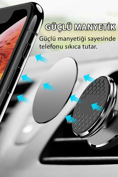 Avtomobil Magnit Telefon Ustivchi Avtomobil Zaryadlovchi Qurilmasi 2-ta Avtomobil Aksessuar To'plami - 5