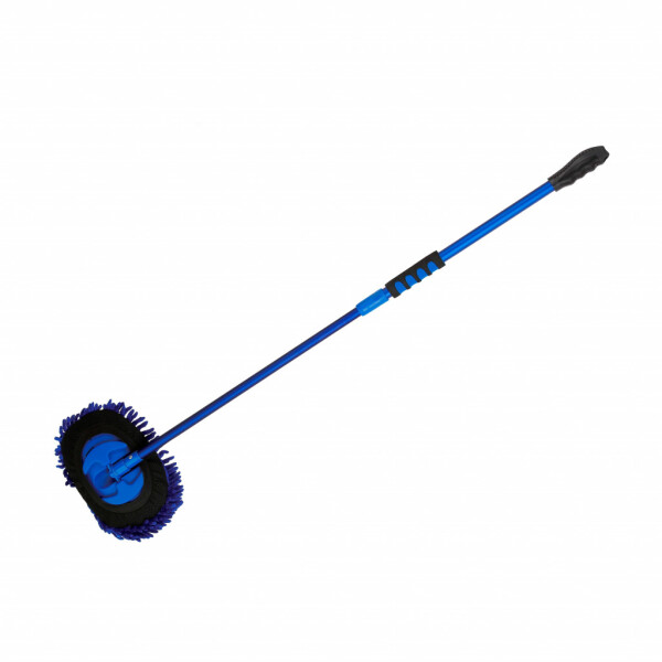 Auto Drive Microfiber Mop, Blue Aluminum Telescoping Handle - 3