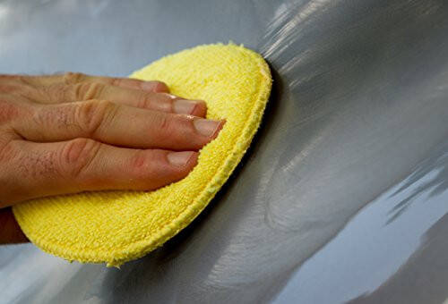 Avtomobilni tafsilotlash uchun Mothers mikrofiber silliqlash va tozalash padlari, 5 dyuym diametr, sariq, 6 ta to'plam - 3