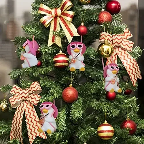 Avtomobilning orqa ko'rinish oynasiga osilgan aksessuarlar Tebranadigan o'rdak orqa ko'rinish oynalari bezaklari Ayollar o'smirlar uchun pushti dekor Avtomobil bezaklari Ichki estetik narsalar Kawaii avto osma narsalar onaga sovg'alar - 6