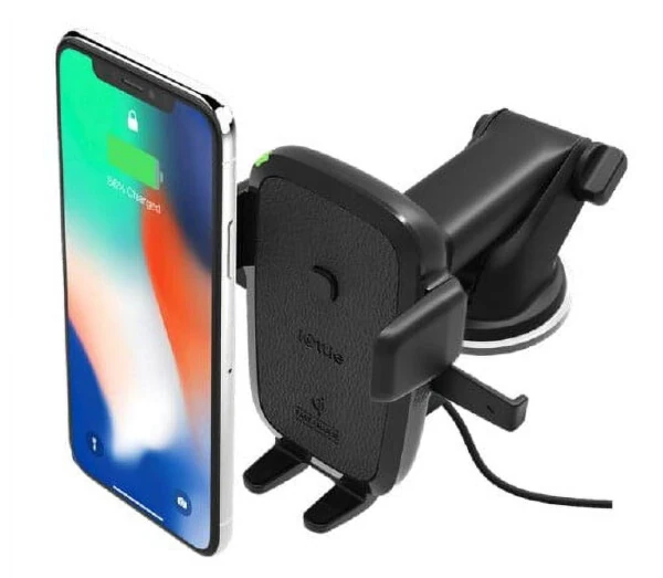Автомобильное беспроводное мини крепление iOttie Easy One Touch на приборную панель и ветровое стекло, черный, пластик - IOTTIE (1)