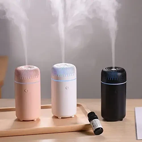 Автомобильный диффузор-увлажнитель USB ароматерапия эфирное масло освежитель воздуха USB прохладный туман мини портативный диффузор для автомобиля дома офиса спальни (розовый) - 7