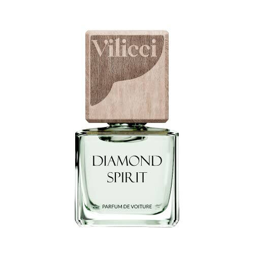 Автомобильный освежитель воздуха Vilicci, аромат Diamond Spirit, прочный автомобильный подвесной освежитель воздуха, премиальный автомобильный подвесной освежитель воздуха, стойкий аромат для автомобиля и дома, 1 флакон автомобильного парфюма - 1