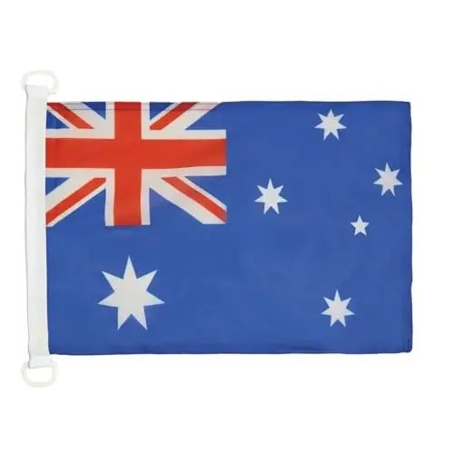 Australia NAUTICAL Flag 18'' x 12'' - Australian flags 30 x 45 cm. - Banner 12x18 in for boat - AZ FLAG 