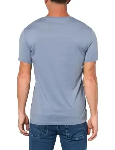 AX Armani Exchange Erkaklar uchun oddiy rangli Pima Crew Neck - A|X ARMANI EXCHANGE MENS APPAREL (1)