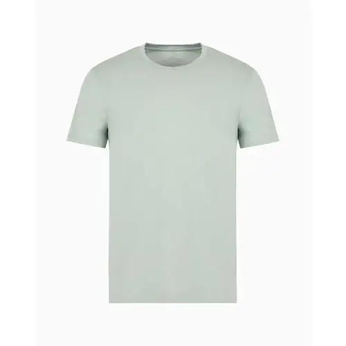 AX Armani Exchange erkaklarning oddiy rangli asosiy Pima ekipaj bo'yin - 3