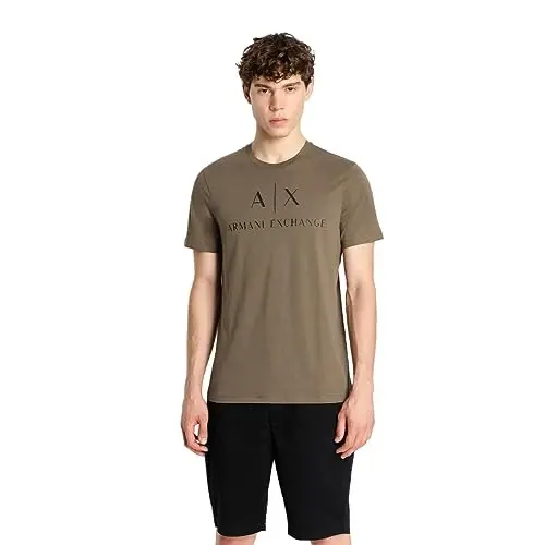 AX Armani Exchange Men's Crew Neck Logo Tee - AX