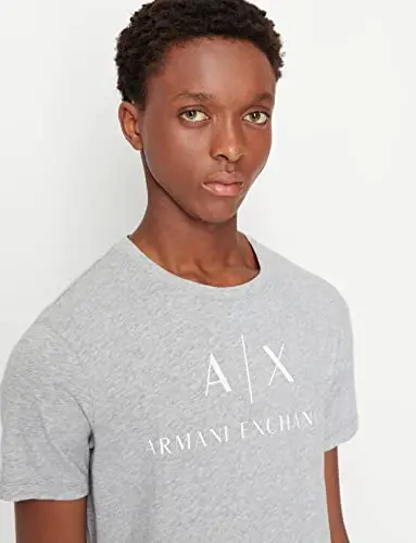 AX Armani Exchange Men's Crew Neck Logo Tee - 3