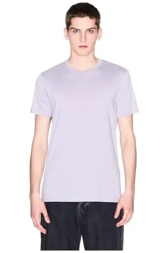AX Armani Exchange Erkek Bisiklet Yaka Logolu Tişört - 1